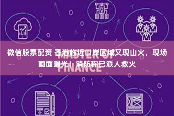 微信股票配资 香港临近口岸区域又现山火，现场画面曝光！消防称已派人救火