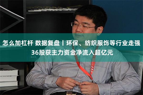 怎么加杠杆 数据复盘丨环保、纺织服饰等行业走强 36股获主力资金净流入超亿元
