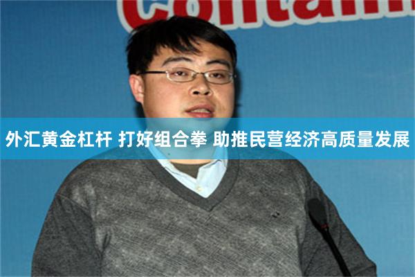 外汇黄金杠杆 打好组合拳 助推民营经济高质量发展